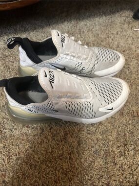 Nike Men’s Air Max 270 Athletic Sneakers - White/Black